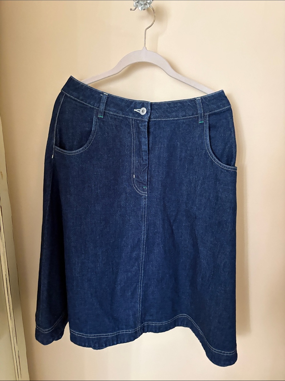 Kenzo Paris dark denim Jean skirt Size 27